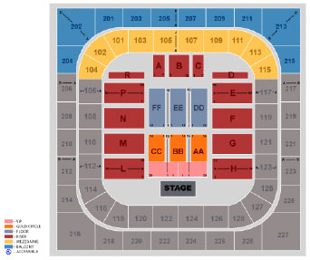 tickets make your move tour in springfield il itickets springfield muni seating chart