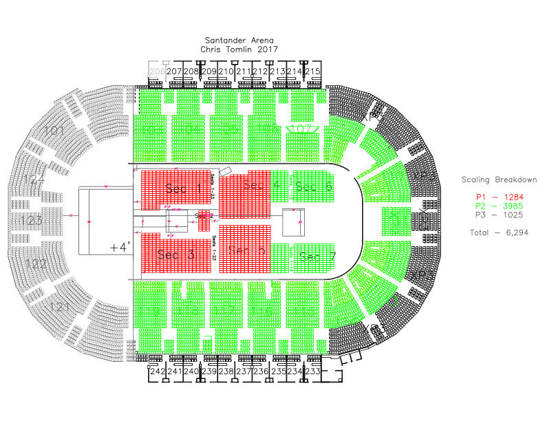 Santander Performing Arts Center Reading Seating Chart