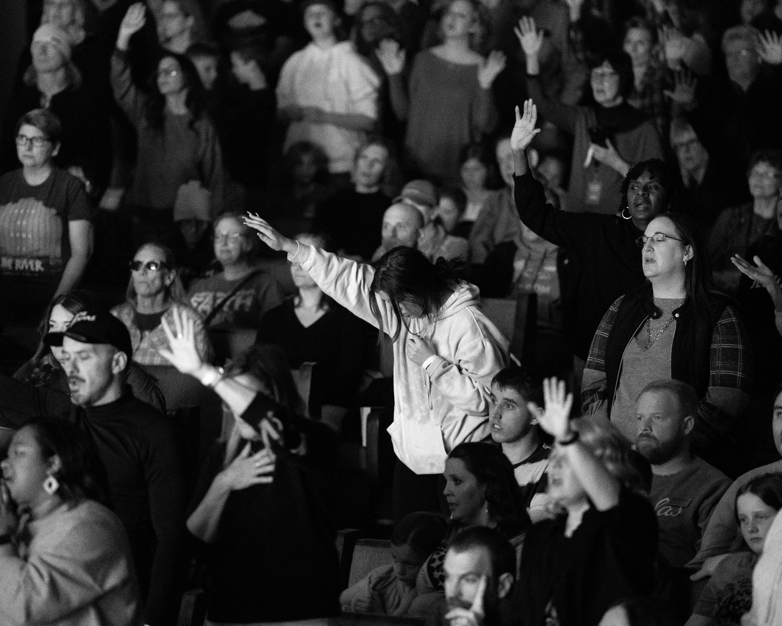Congregation gathered at a church event