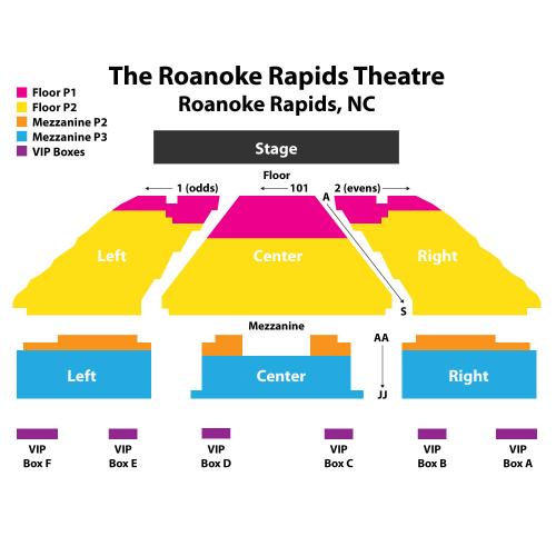 Roanoke Rapids Theater Seating Chart