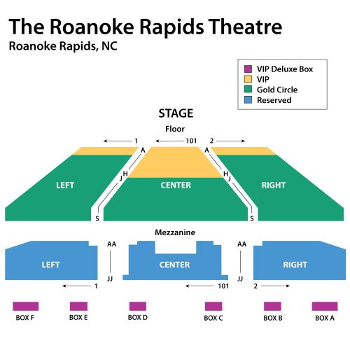 Roanoke Rapids Theater Seating Chart