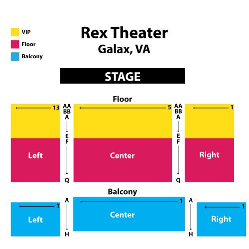 Rex Theater Seating Chart