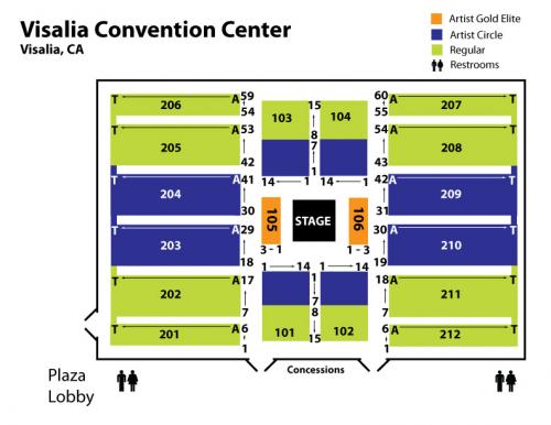 Visalia Convention Center Seating Chart