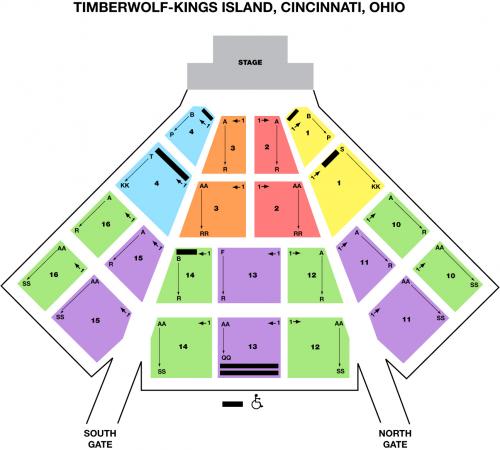 Timberwolf Amphitheater Seating Chart