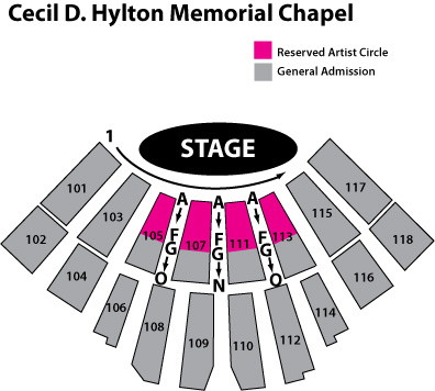 Hylton Memorial Chapel Seating Chart