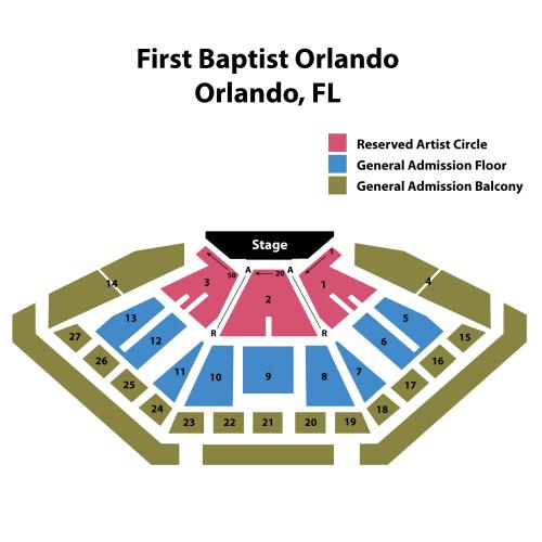 Tabernacle Seating Chart General Admission