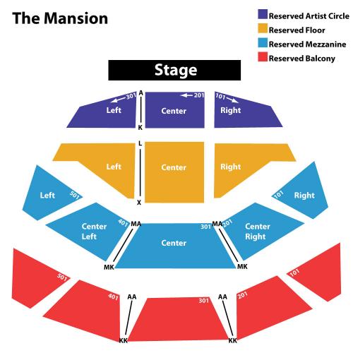 Mansion Theater Branson Mo Seating Chart