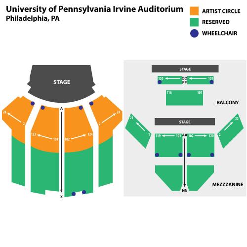 Irvine Auditorium Seating Chart