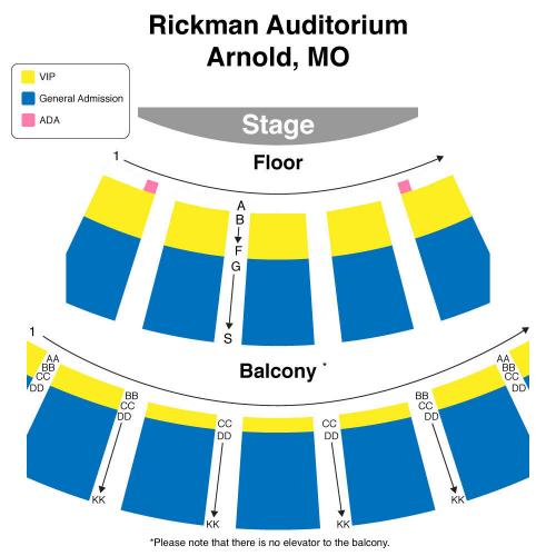 The Touhill Seating Chart