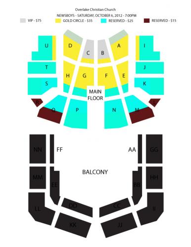 Thunder Valley Seating Chart