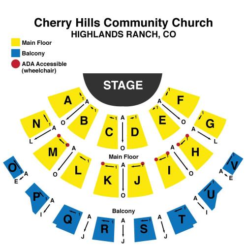 Cherry Hills Community Church Seating Chart