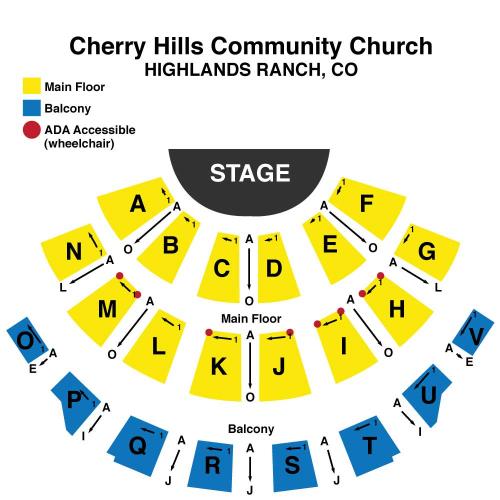Highlands Church Seating Chart