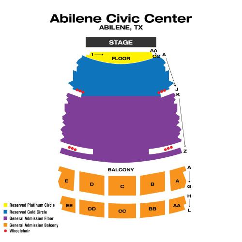 Abilene Civic Center Seating Chart