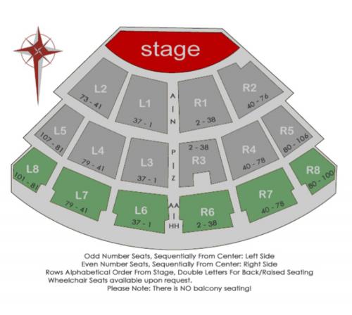 Chapel At Crosspoint Seating Chart