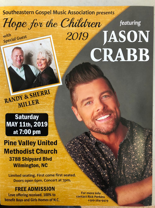 Tickets | Hope for the Children with Jason Crabb Free ...