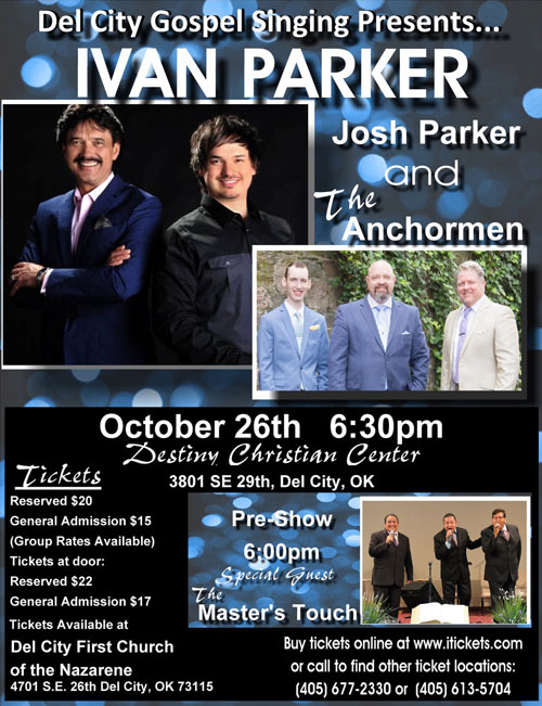 Tickets Ivan Parker LIVE in Del City, OK iTickets