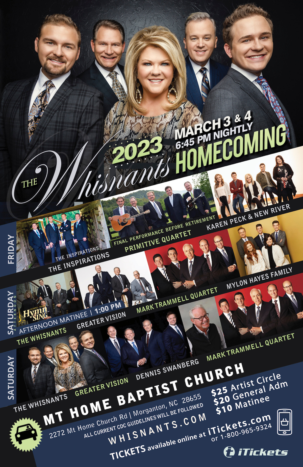 Tickets The Whisnants 2023 in NC iTickets