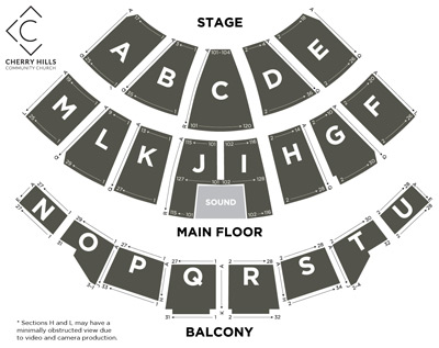 Cherry Hills Community Church Seating Chart