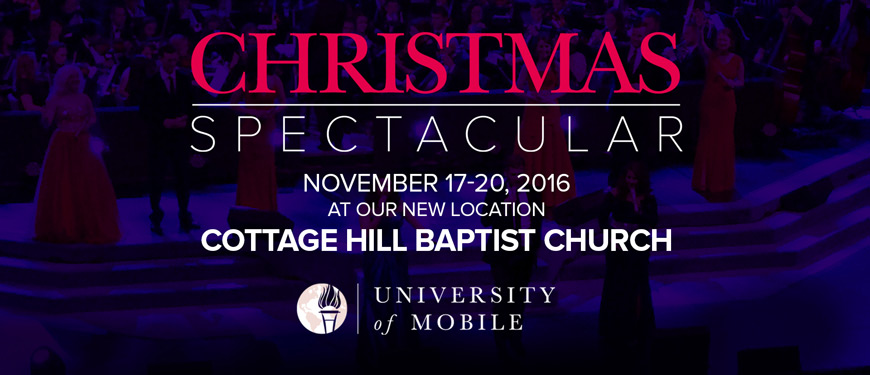 Tickets University Of Mobile Christmas Spectacular In Mobile Al