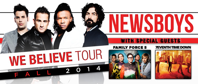 Newsboys We Believe Fall 2014 Tour