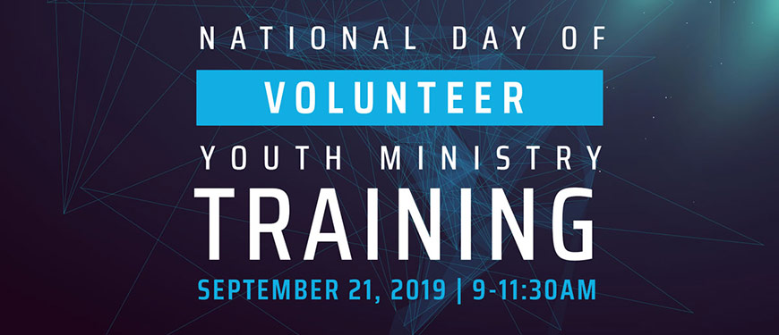 National Day of Volunteer Youth Ministry Training 
